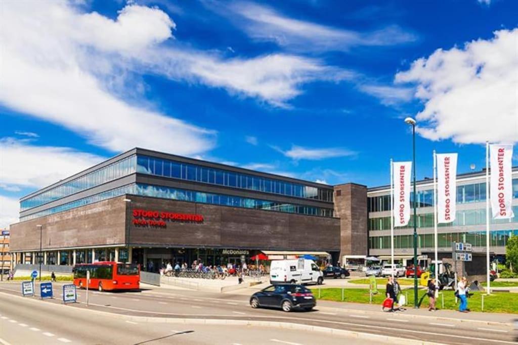 Apartmán Nydalen/Storo- Ved T-Banestasjon Oslo Exteriér fotografie